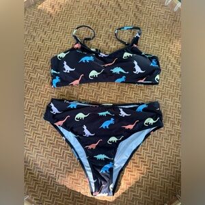 Dinosaur two piece swim set. Worn once.